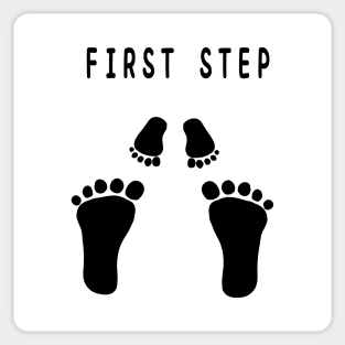 Significant Traces in Daily Life – First Step Sticker